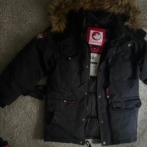 Canada Goose Kids Black Parka